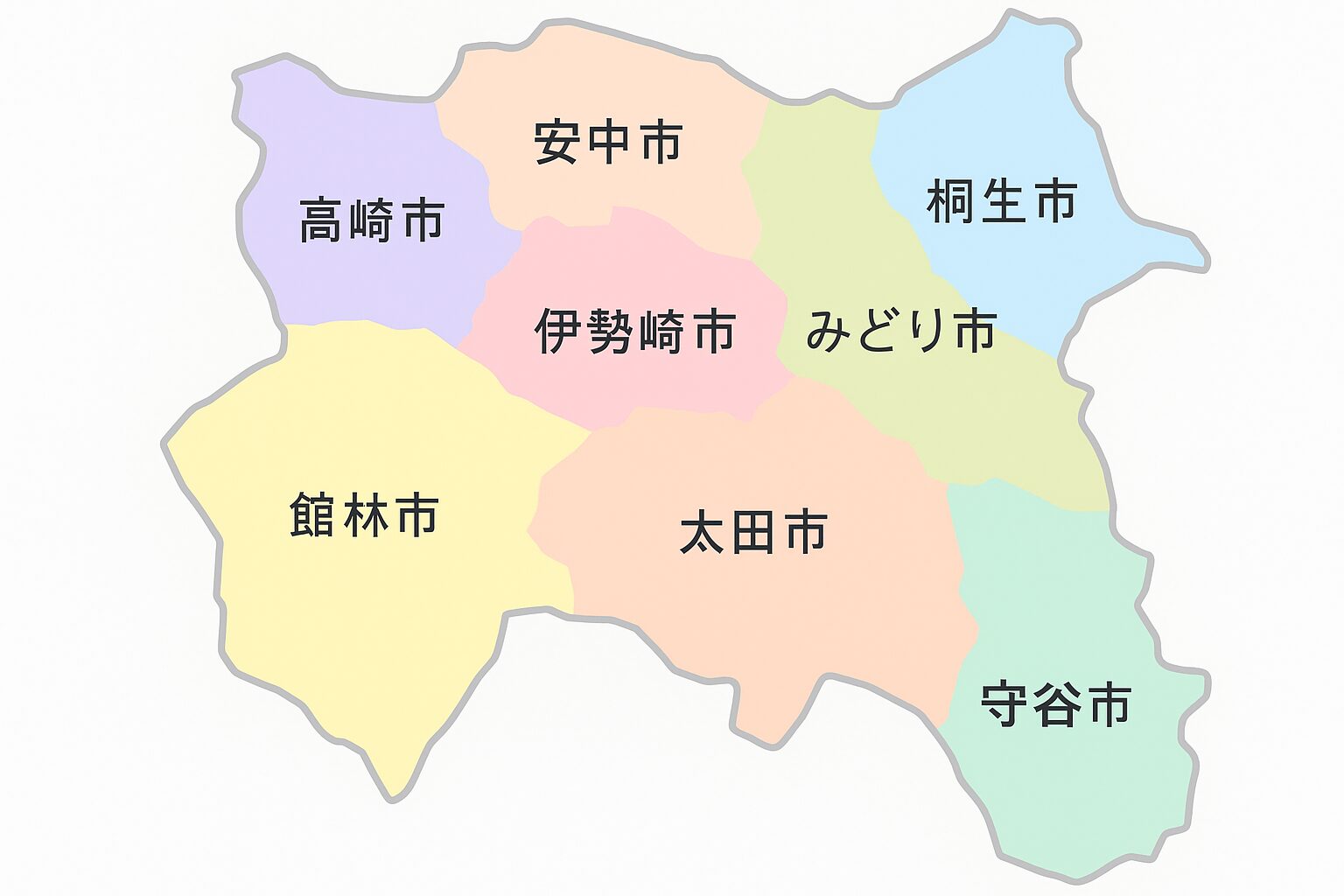 日本の市町村マップ