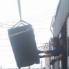 重量物の重機搬出作業